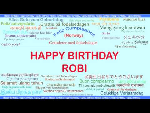 Robi   Languages Idiomas - Happy Birthday