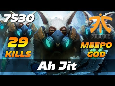 Ahjit Meepo God 29 KILLS | 7530 MMR Dota 2