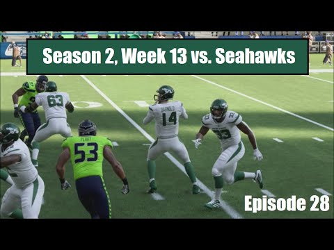 Kalen Ballage gets the start! - Ep. 28, S2G12 vs. Seahawks - Madden 20 Jets Franchise