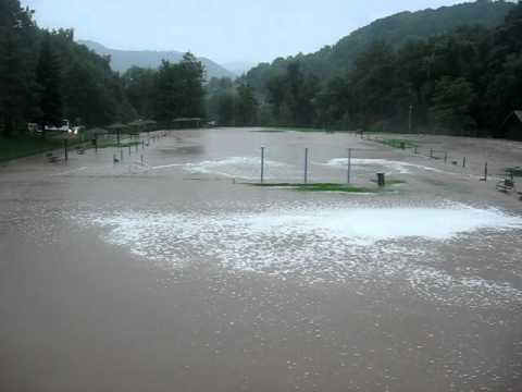 povoden 2010  povrly koupaliště