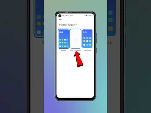 How to Enable or Disable App Drawer on Xiaomi Phones || App drawer Enable kaise kare #shorts