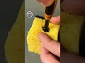 Incredibly useful life hack with a brush and dish sponge! #shorts