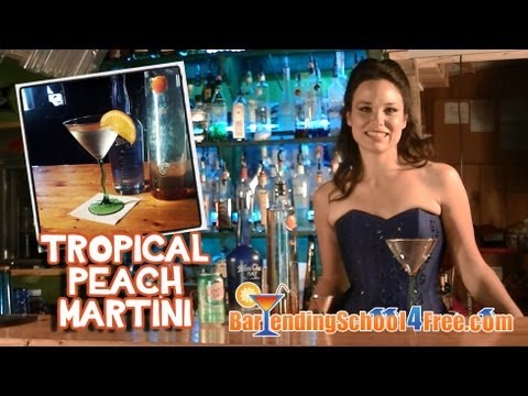 How to make the Tropical Peach Martini (Drink Recipes)