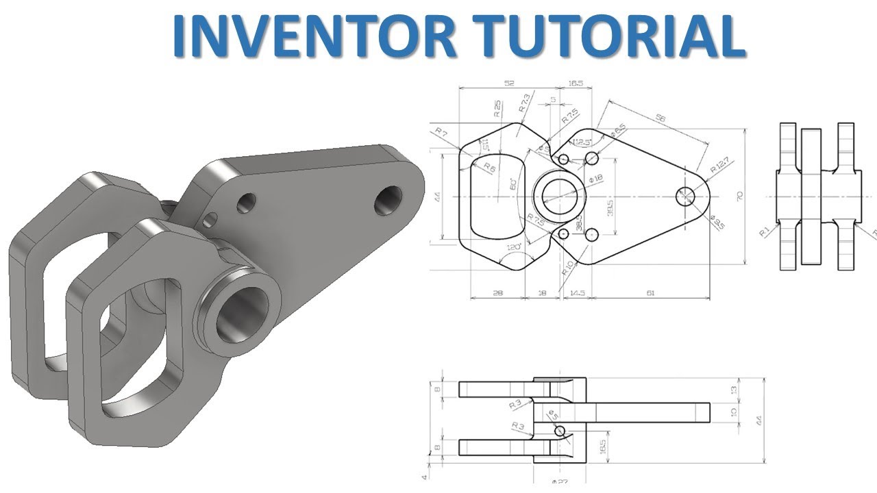 Inventor Tutorial #270 | 3D Model Basic Beginners