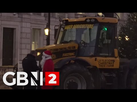 WATCH: Tractors in Whitehall for farmers protest