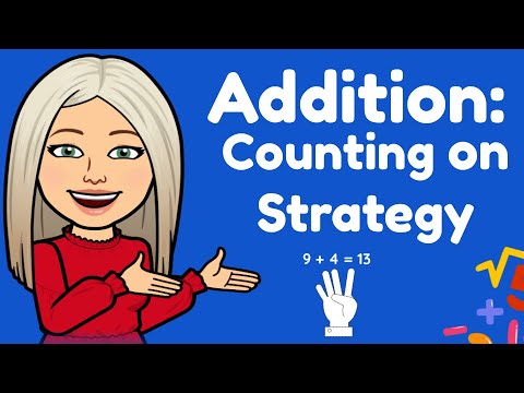 Mini Maths Tutoria:l Addition Counting on Strategy (Foundation/Year 1)