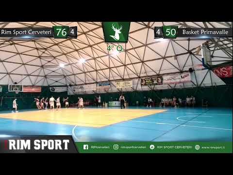 Basket Under 18 Gold maschile - Rim sport Cerveteri VS Basket Primavalle