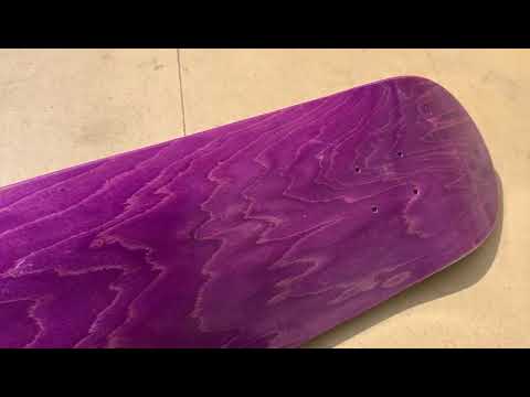 Showing a 2HEX skateboard deck