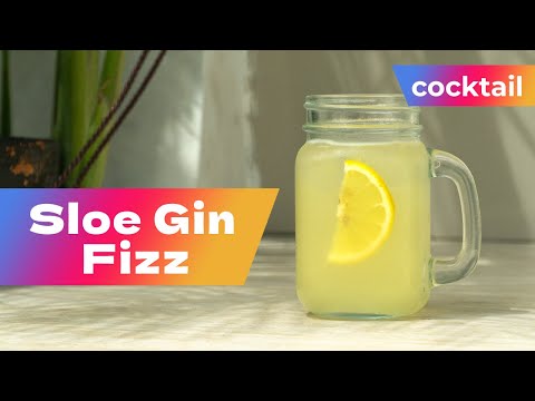 Sloe Gin Fizz | Classic Cocktail with a Modern Twist