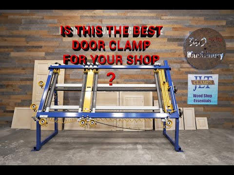 JLT Large Capacity Double Door Miter Door Clamp Model #717A-38V-96H-HD-DD-l-M1