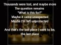 The Fray - Uncertainty w/Lyrics 