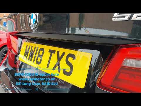 2018 BMW 520d M-Sport Black