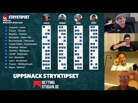 Stryktipset Lördag 29/10 » Tips & Förslag från Limpar, Weimer, Sanel & Bobby