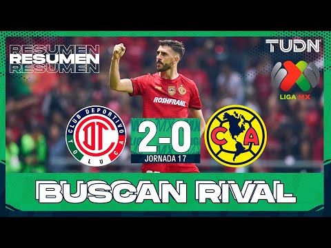 Highlights and goals - Toluca 2-0 América | Liga MX - Matchday 17 AP2025 | TUDN
