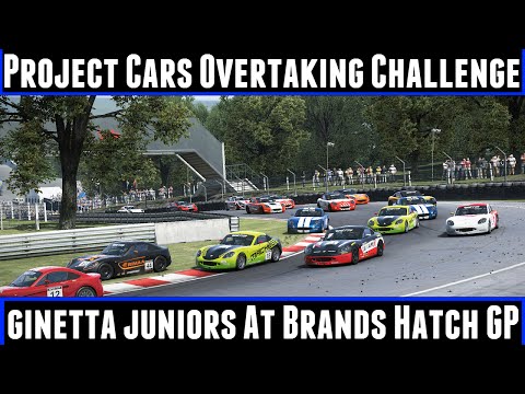 Project Cars Overtaking Challenge Ginetta Juniors At Brands Hatch GP (60FPS)