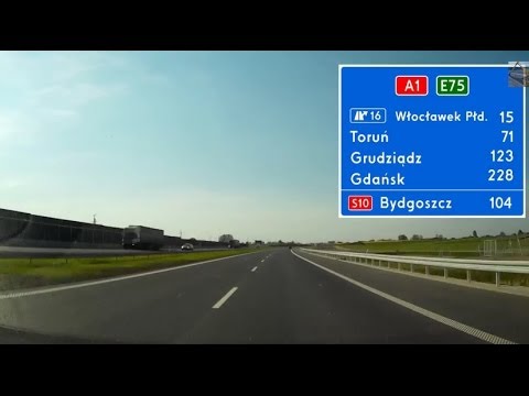 Autostrada / Highway A1 Kowal - Włocławek