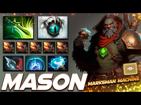 Mason Sniper Marksman Machine - Dota 2 Pro Gameplay [Watch & Learn]