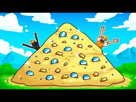 I turned a pile of sand into millions of gems!
