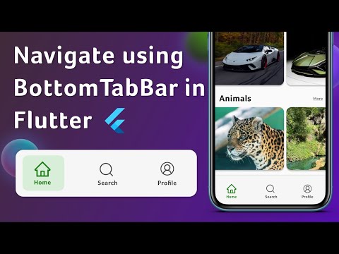 How to Switch between screens using Navigation Bar in Flutter