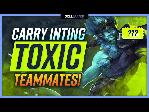 How to Carry INTING and TOXIC Teammates as a Top Laner! - Skill Capped Top Guide