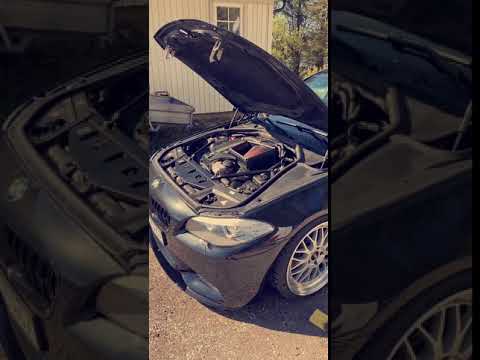 BMW F10 535i K&N air intake sound