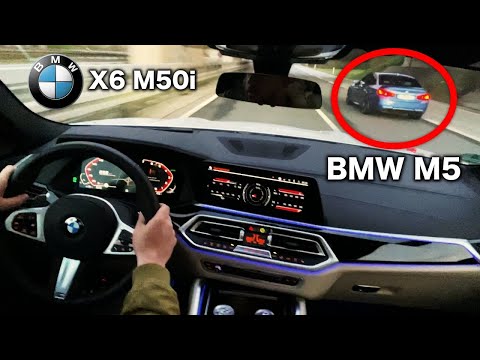 BMX X6M50i vs BMW M5 - 🇩🇪 Autobahn (TOP-SPEED)