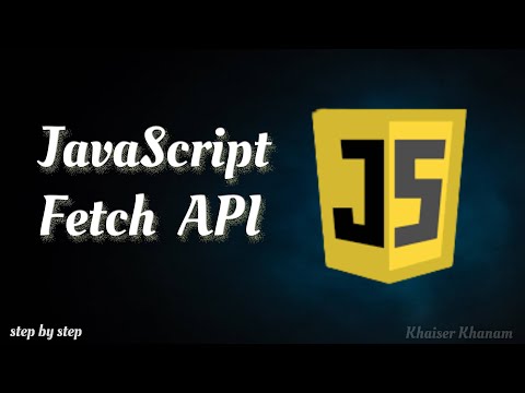 JavaScript Fetch API || Fetch data from API and display data into browser.