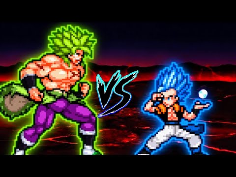 Broly DBS VS Gogeta (all form) in Jump Force Mugen 😱