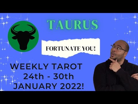♉️ TAURUS weekly tarot 24th - 30th January 2022 | “LUCK be a TAURUS!” |