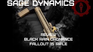 Sage Dynamics Black Rain Ordnance Fallout 15 rifle review