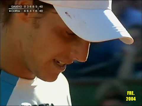 Gaston Gaudio v Guillermo Coria French Open 2004 Final