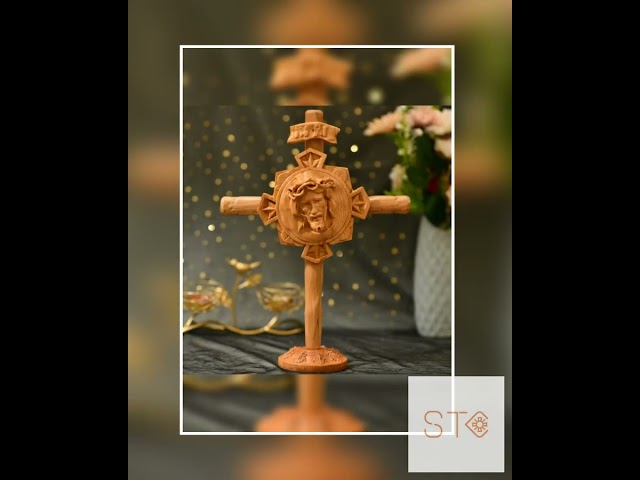 Vídeo relacionado con rockible Colección Jesús Crucifijo Crucifijo de Pie para Decoración del Hogar de Mesa de Capilla