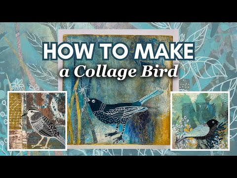Bird Collage Tutorial Step by Step