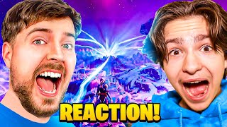 FaZe H1ghSky1 Reacts to MrBeast in Fortnite!