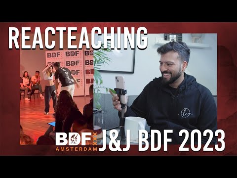 Reacteaching |  Sara & Tiago J&J BDF 2023 | Brazilian Zouk (Online Zouk School)