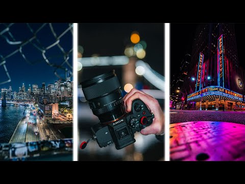 INSANE POV NEW YORK CITY NIGHT STREET PHOTOGRAPHY - SONY A7IV