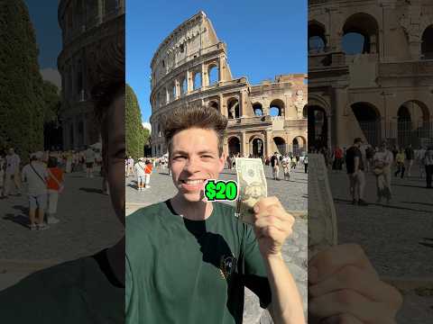 Can I Spend ONLY $20 in Rome, Italy?