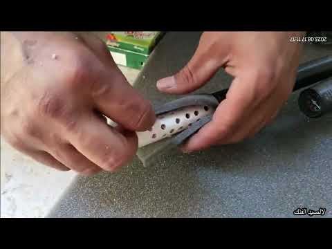 With simple tools, make a silencer for the air rifle