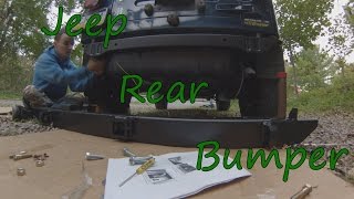 Project TJ Wrangler: Ep 29- Rear Bumper Install