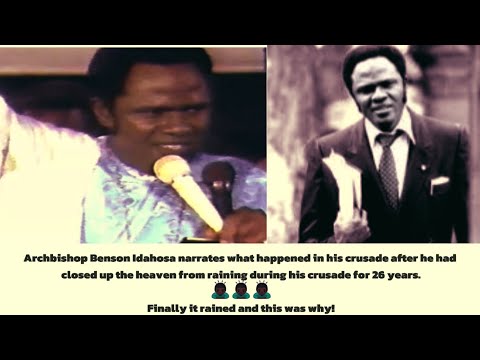 Benson Idahosa: I couldn't stop the rain and How It Changed that Crusade Forever #video #fyp #viral 