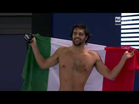 THOMAS CECCON ESC Lublino 100 backstroke final  49.29 PB  GOLD MEDAL