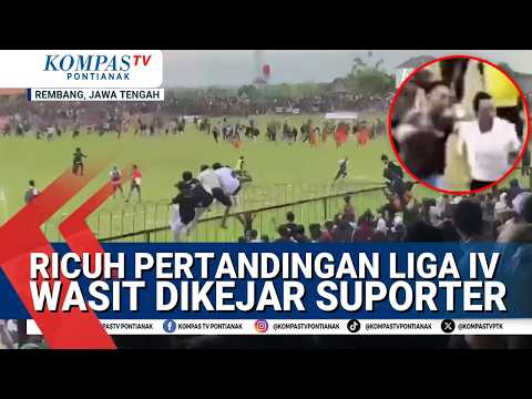 Pertandingan Liga IV Zona Jawa Tengah Ricuh, Suporter Kejar Wasit