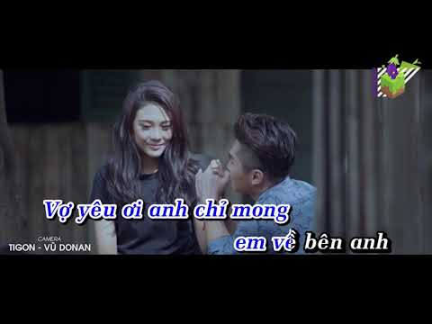 Karaoke | Vợ Ơi Anh Xin Lỗi - Du Thiên Full Bè | Beat Chuẩn