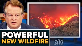 A New Fire Is Sweeping Through The Northern L.A. Mountains