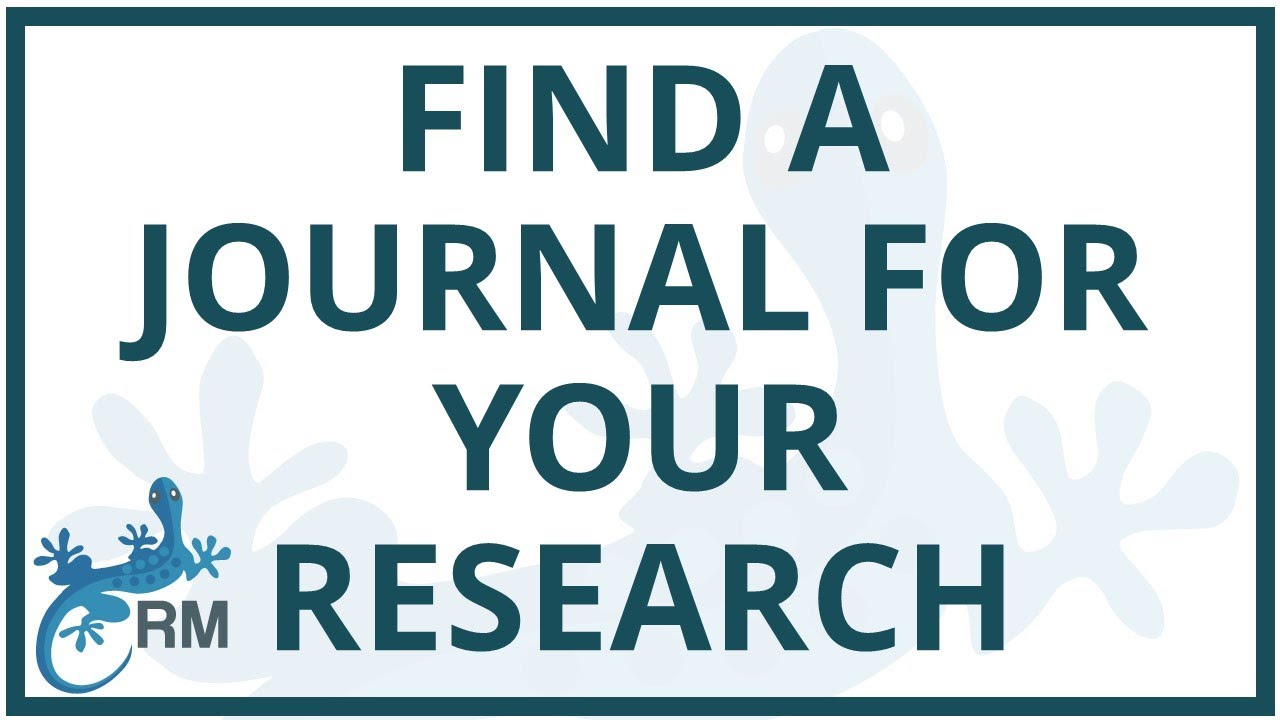 Academic tools and resources: Find a journal for your precious research