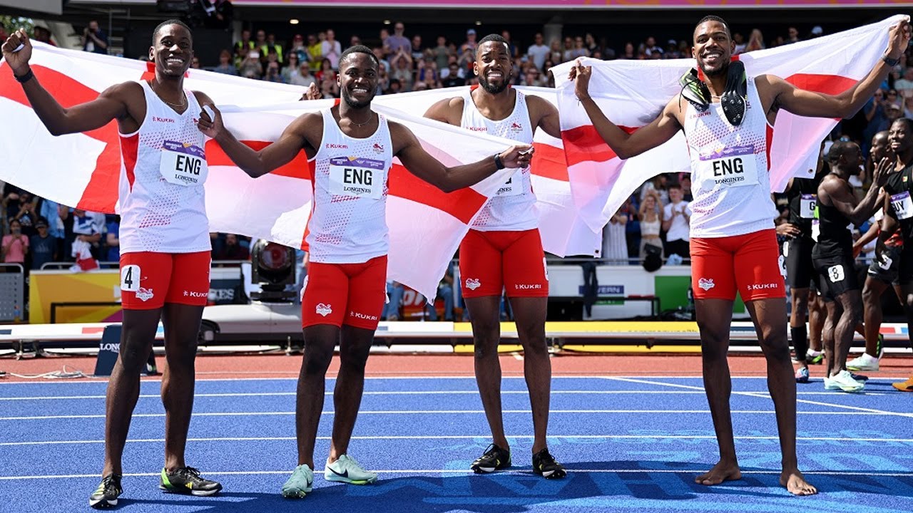 England Defend  Men s 4x100M Relay Title at the Commonwealth Games 2022