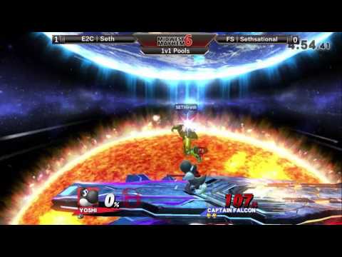 Midwest Mayhem 6 Singles Pools: E2C l Seth (Yoshi) vs. FS l Sethsational (Captain Falcon)