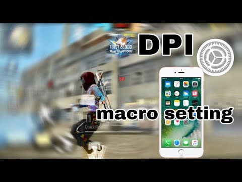 iPhone6s📲setting ⚙️ HUD+DPI+MACRO+SENSI 🇮🇳 free fire