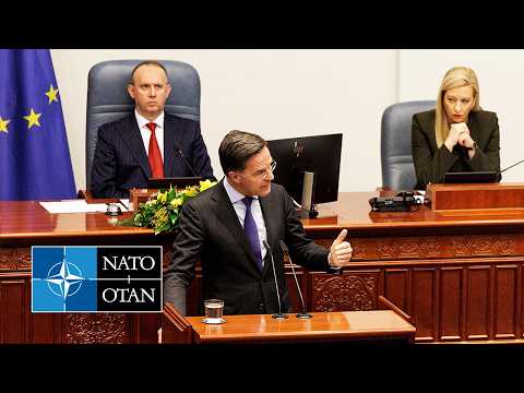NATO Secretary General at the Assembly of North Macedonia 🇲🇰, 03 MAR 2026