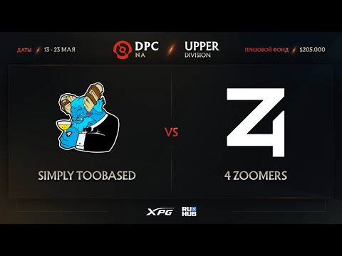 simply TOOBASED vs 4 Zoomers, Dota Pro Circuit 2021 NA S2, bo3, game 2 [Mila  & Inmate]